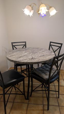Dinner table with 4 chairs