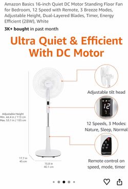 16 inch Quiet standing room Fan