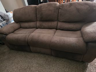 Sofa and recliner