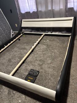 Eastern king bed frame read description