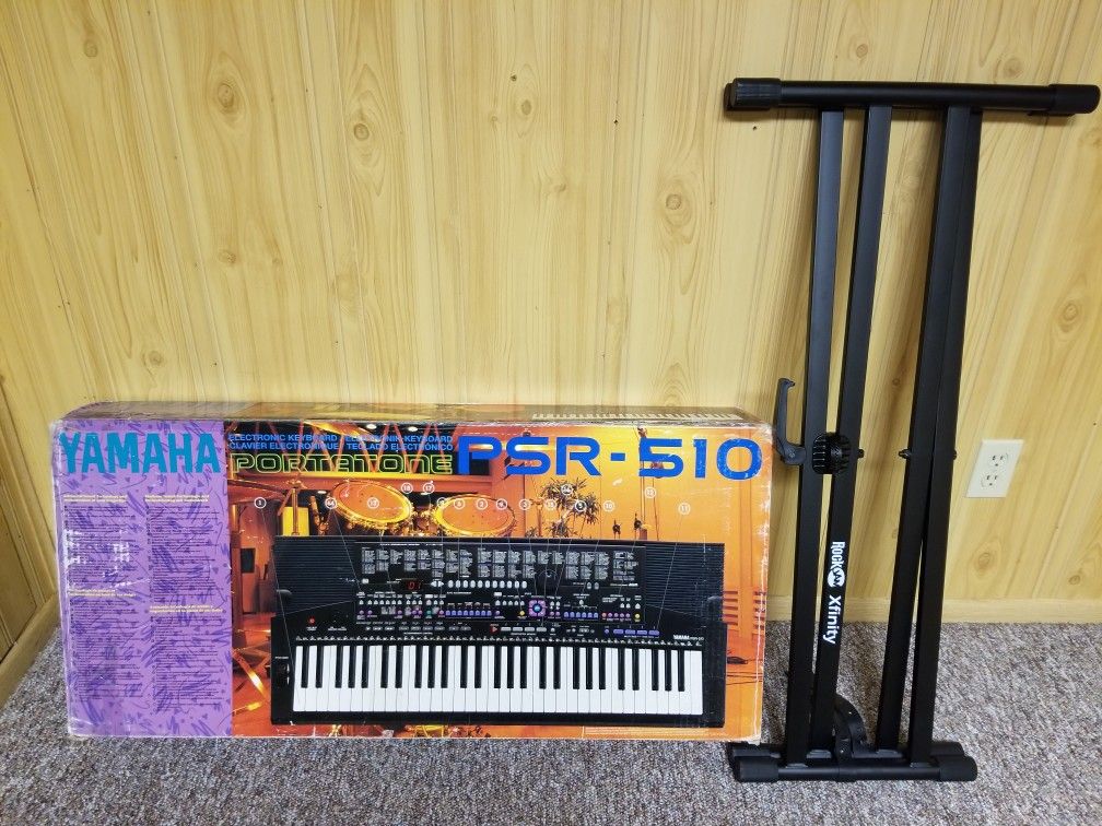 Yamaha PSR-510 Electronic Keyboard With Stand