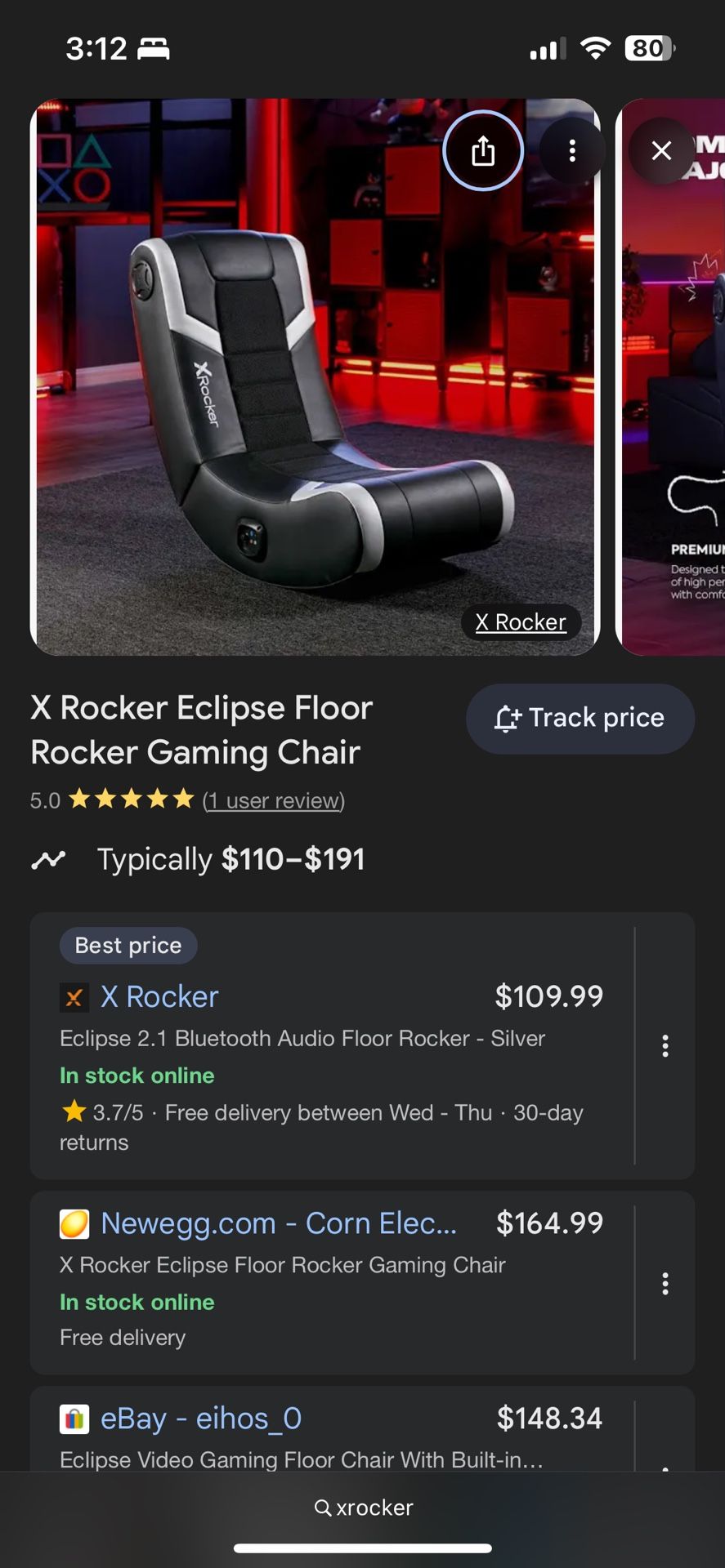 X Rocker Gaming Chair