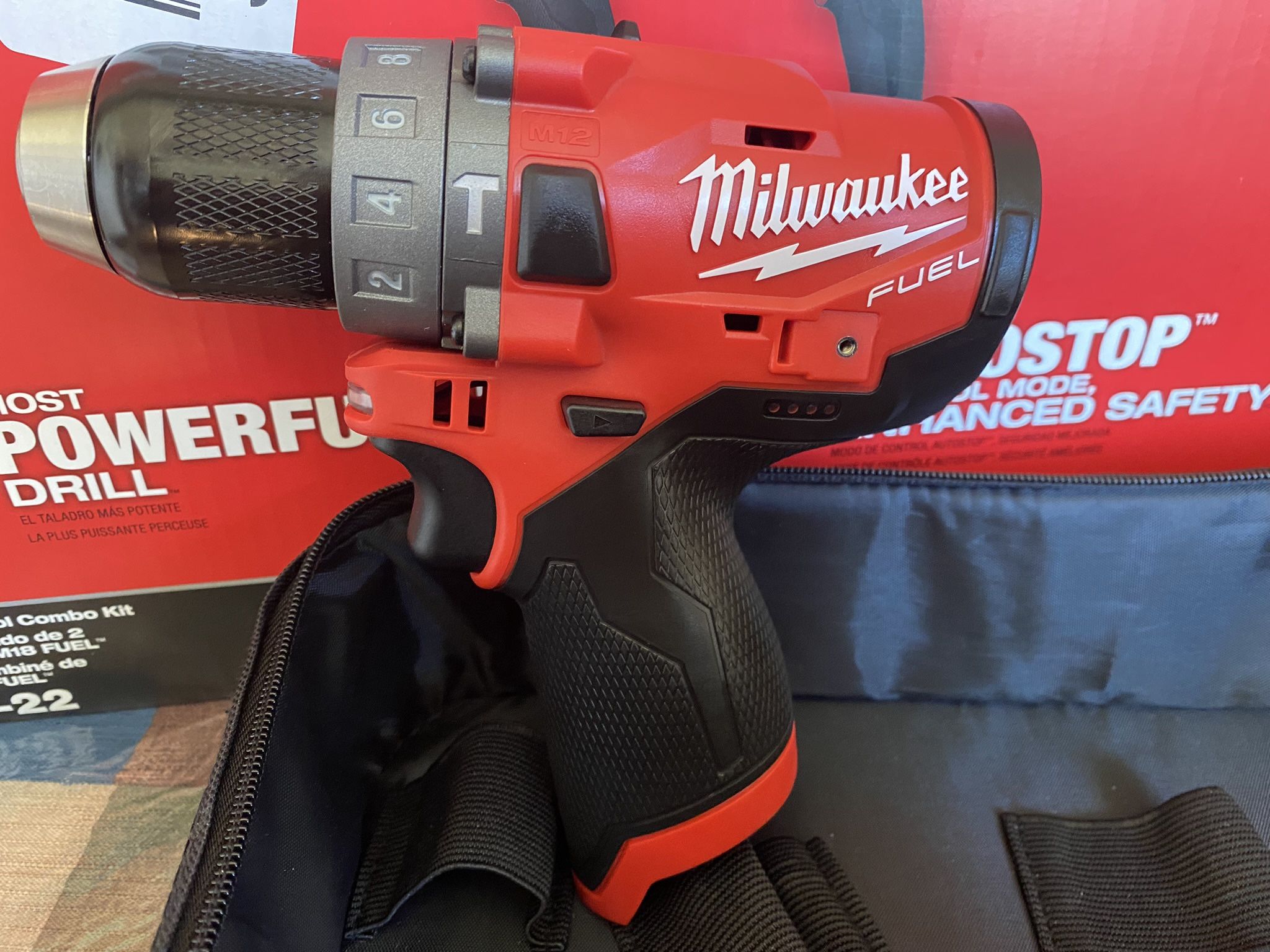 MILWAUKEE M12 FUEL 1/2 “ HAMMER DRILL DRIVER #3404-20 BRAND NEW OUT THE BOX NEVER USED (( Tool Only )) Read Below