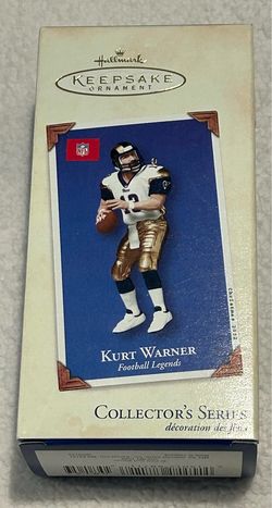 2002 Hallmark Keepsake Ornament Football Legends Kurt Warner