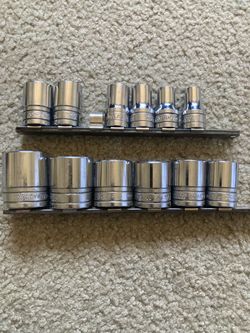 Snap on 1/2” sae socket set