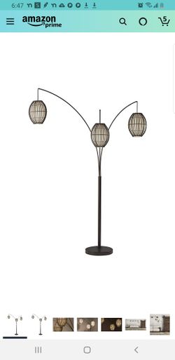 NEW Adesso Maui Arc Floor Lamp (2 Available, Price Per Each)