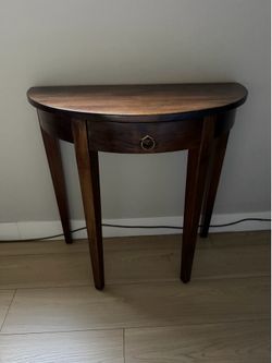 Corner Table With Small Cabinet