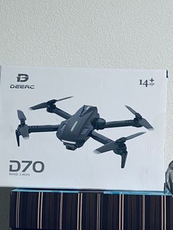 Brand New  DEERC Drone with Camera, D70 Drones with Camera for Adults 1080P HD