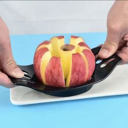 Acero inoxidable para cortar manzanas en segundos con esta 1 pieza de acero inoxidable para cortador de manzanas 