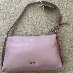 The Sak The Mariposa Leather Shoulder Bag Rosewood purplish pink