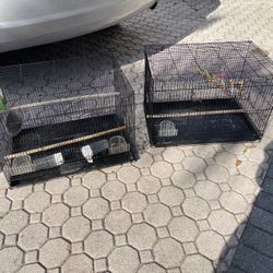 2 Bird Cages In Good Condition $20 EACH FIRM ON PRICE