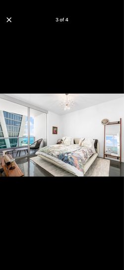 King Bed frame and Mattress