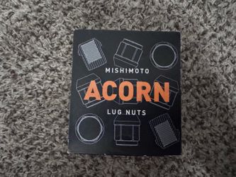 Mishimoto Acorn Lug Nuts  M14 x 1.5, 32pc Set, Black