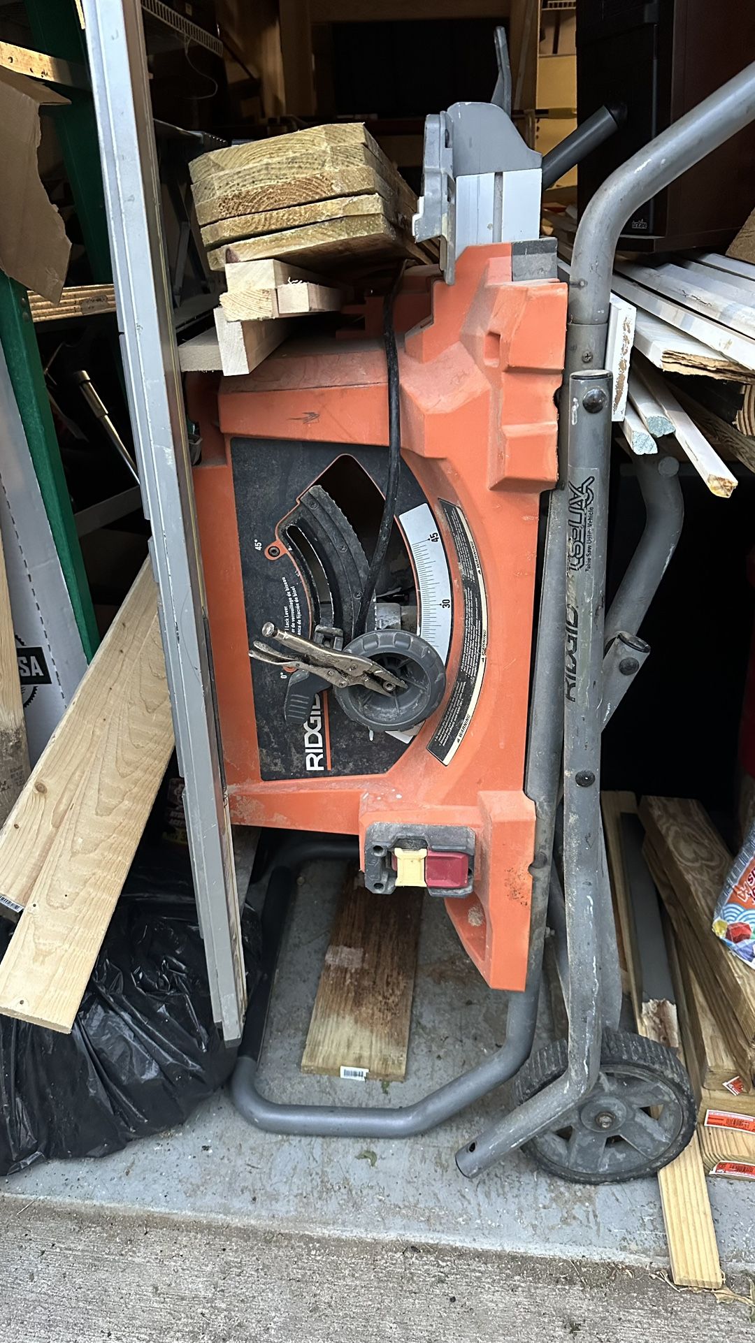 Ridged Table Saw
