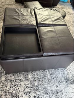 Ottoman and storage