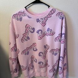 Womens Barbie Crewneck Sweatshirt