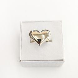 10kt Real Gold Heart Ring For Women 