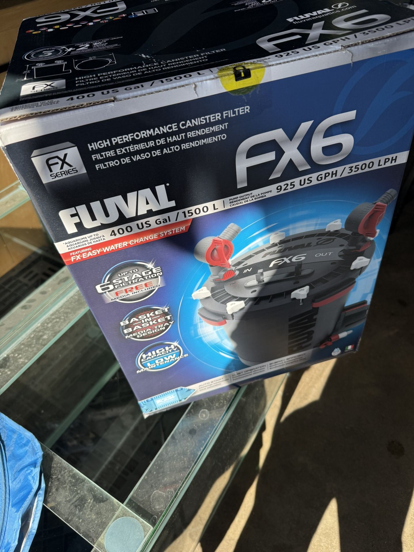 Fluval FX6 Fish Tank Aquarium Filter