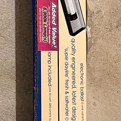 NEW ALL GLASS 30inch 55watt FLUORESCENT AQUARIUM LIGHT