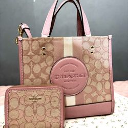 Authentic Coach Dempsey Tote Mini
