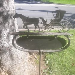 Horse And Buggie 5 Feet Tall House Sign 