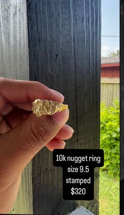 10k Gold Nugget Ring