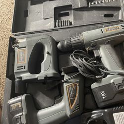 18V  1.7Ah Cordless, Sander, Jig Saw, Variable Speed Drill 