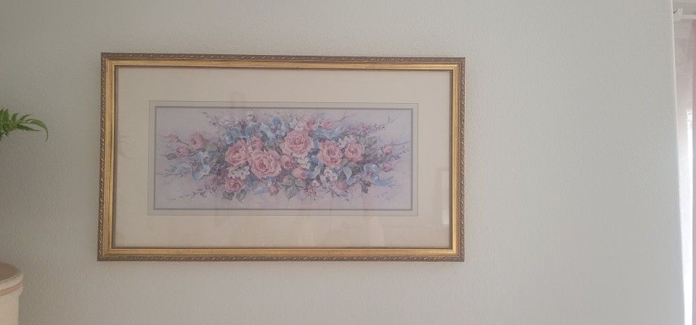 Gorgeous Ornate Flowery Picture For SALE