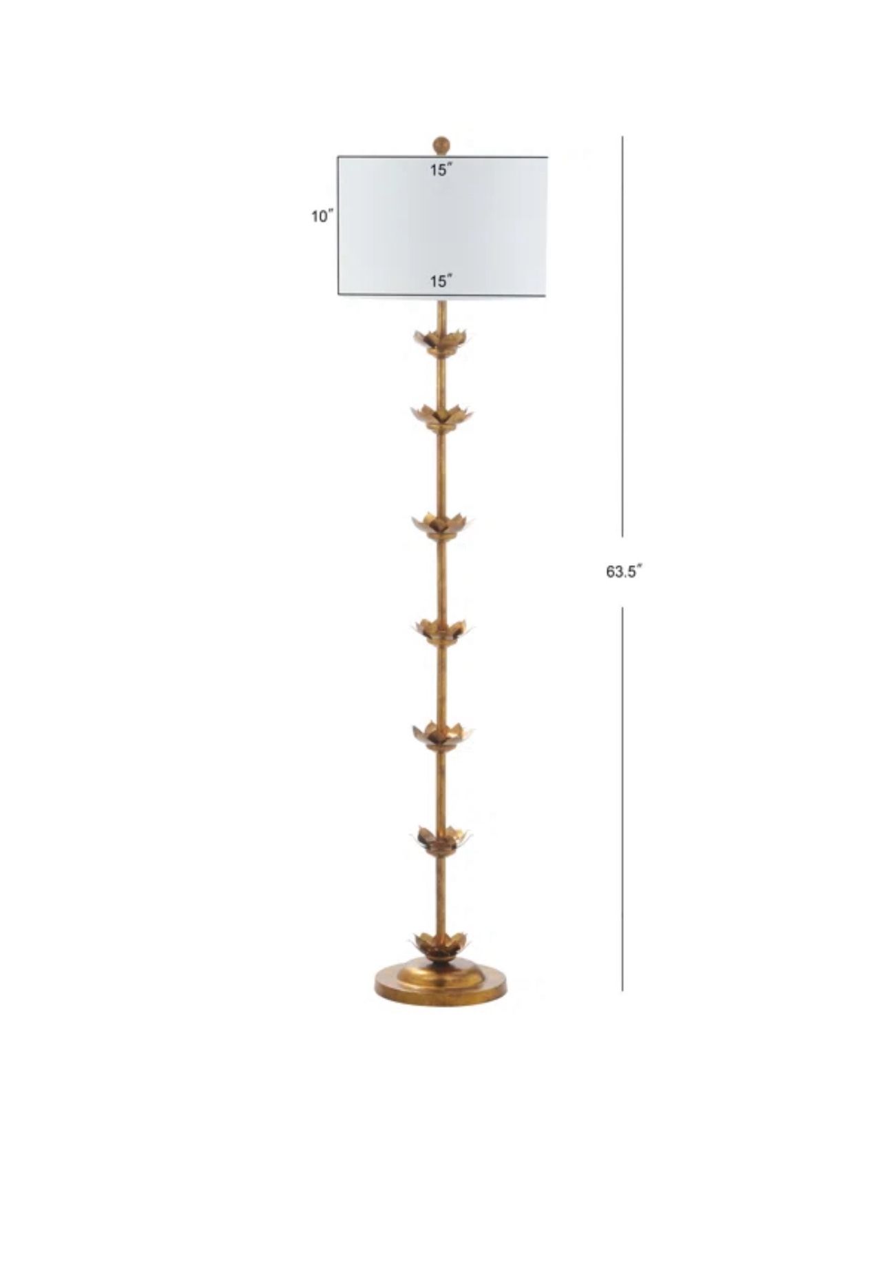 Antique Gold floor Lamp