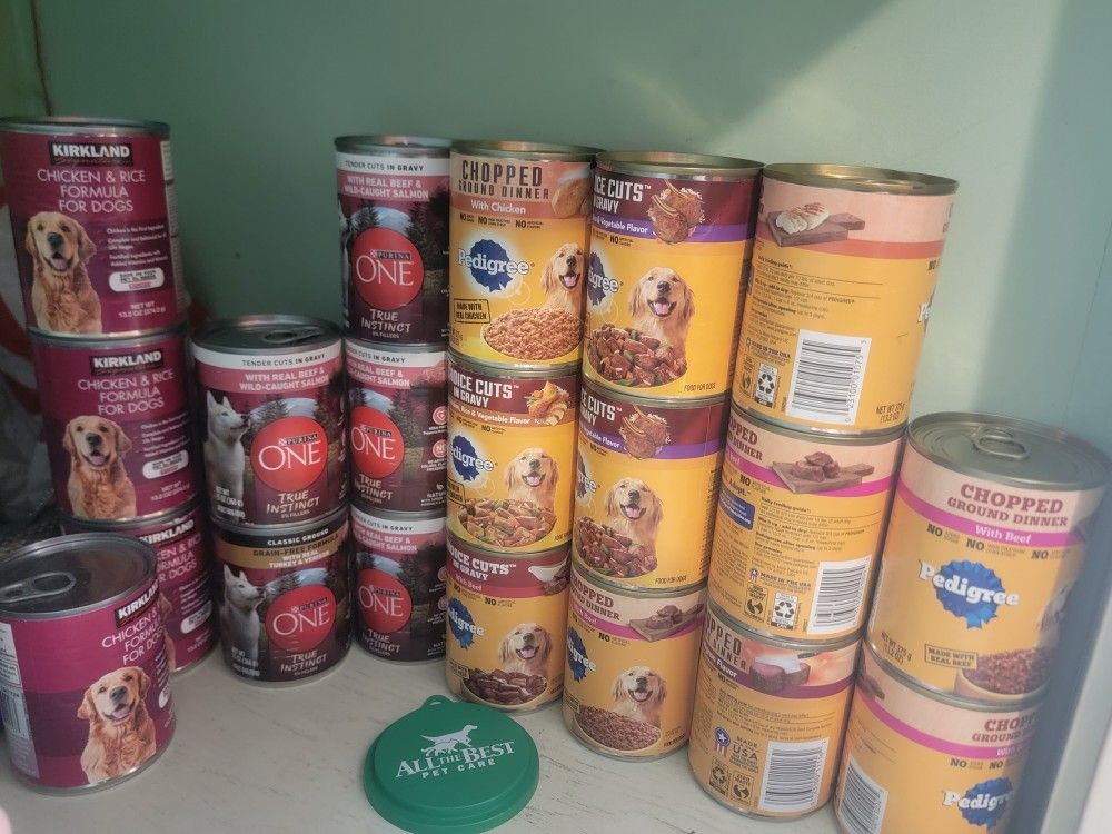 20 Cans Of Dog Food