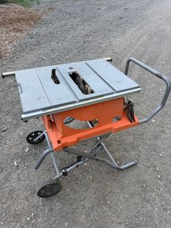 RIDGID R4513 10” Table Saw with Stand