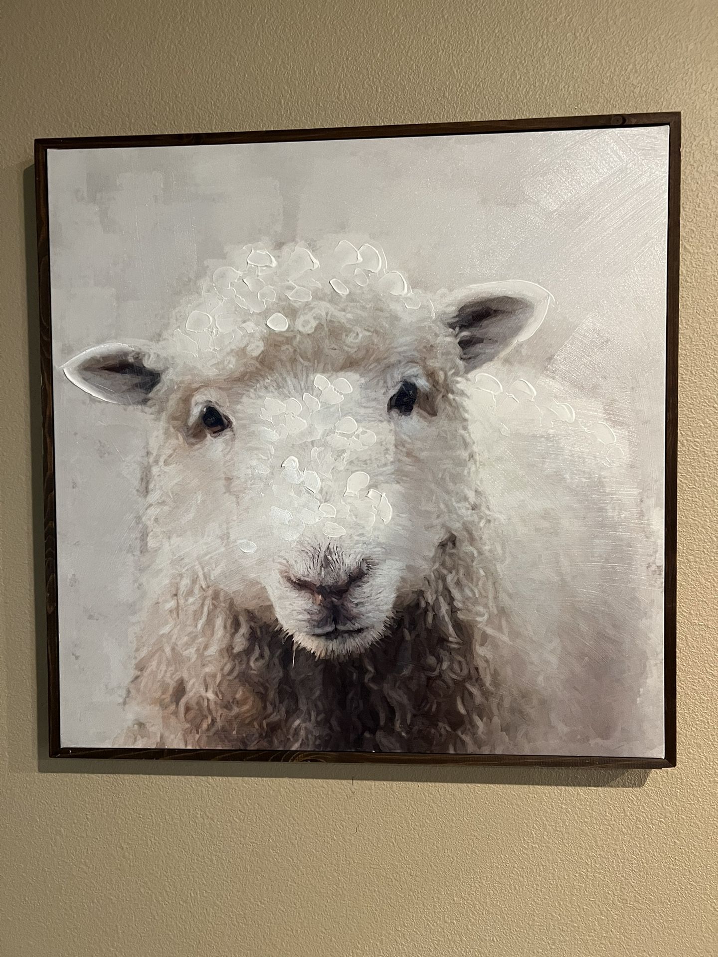 Sheep/Lamb Canvas Painting Wall Art