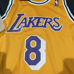 Los Angeles Lakers Kobe Bryant Mitchell Yellow Large Hardwood Classics 96-97
