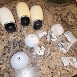 3 Netgear Arlo Cameras Only