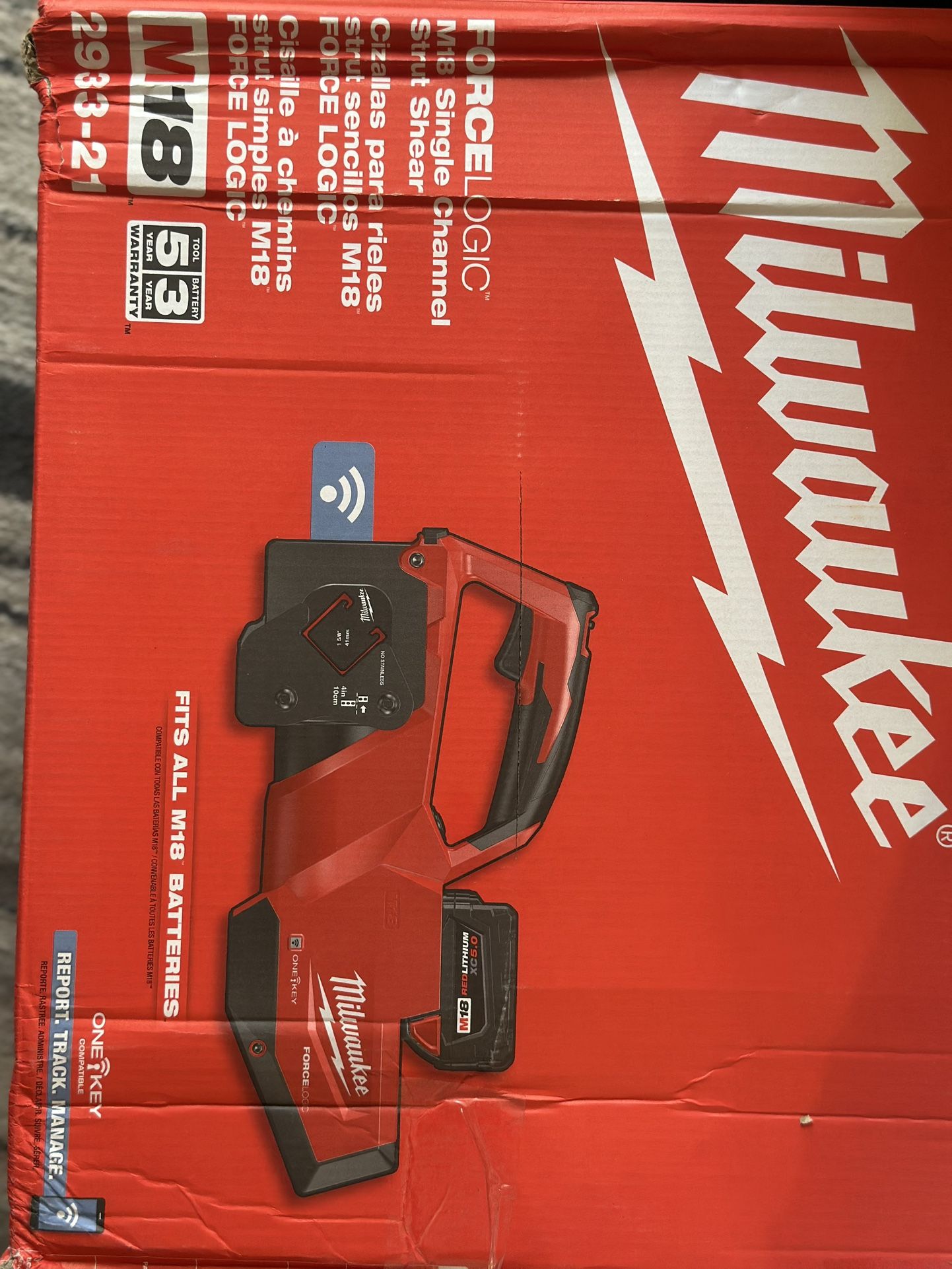 Milwaukee FORCE LOGIC Single Channel Strut Shea