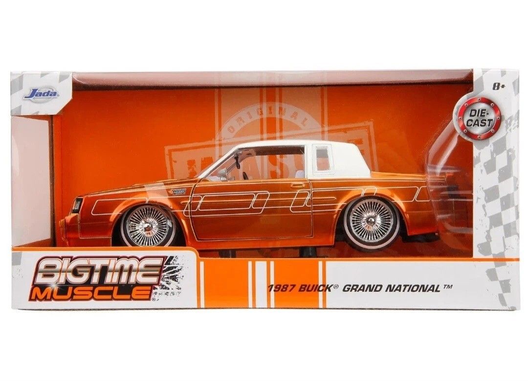 1987 BUICK GRAND NATIONAL ORANGE
1/24 DIECAST