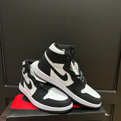 Air Jordan 1 Mid Black/White Panda Mens 8.5