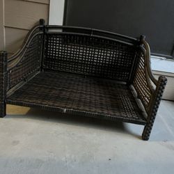 Wicker Dog Bed 
