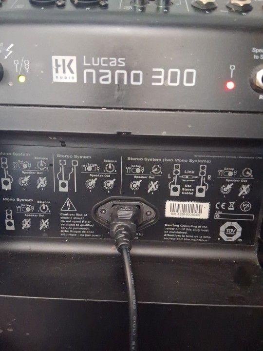 Speaker And Amplifier, HK LUCAS NANO 300
