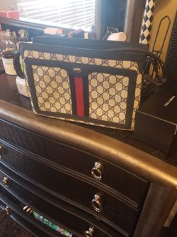 Authentic Gucci navy vintage bag