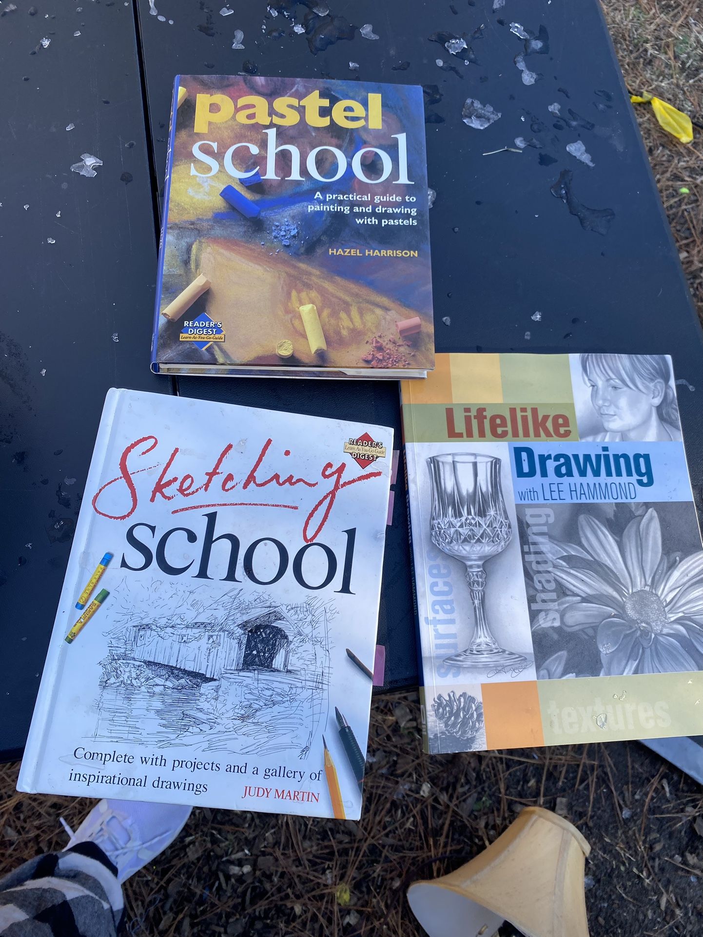 Drawing Textbooks Pastel School, Sketching School,& Lifelike Drawing