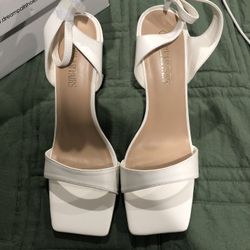 White Heels Size 8.5 (pickup Only) 