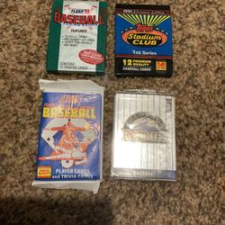 4 Brand New Sealed Packs Of Baseball Cards With Sealed 1997 Colorado Rockies Team Set