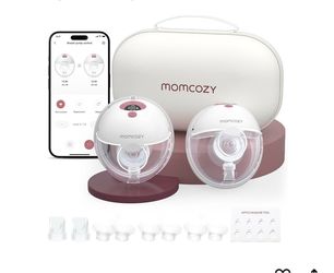Momcozy M5 Lite Hands-Free Wearable Breast Pump, 3 Modes & 9 Suction Levels 2-Pack