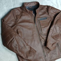 Kilm Leather Motorcycle Jacket XL Men's