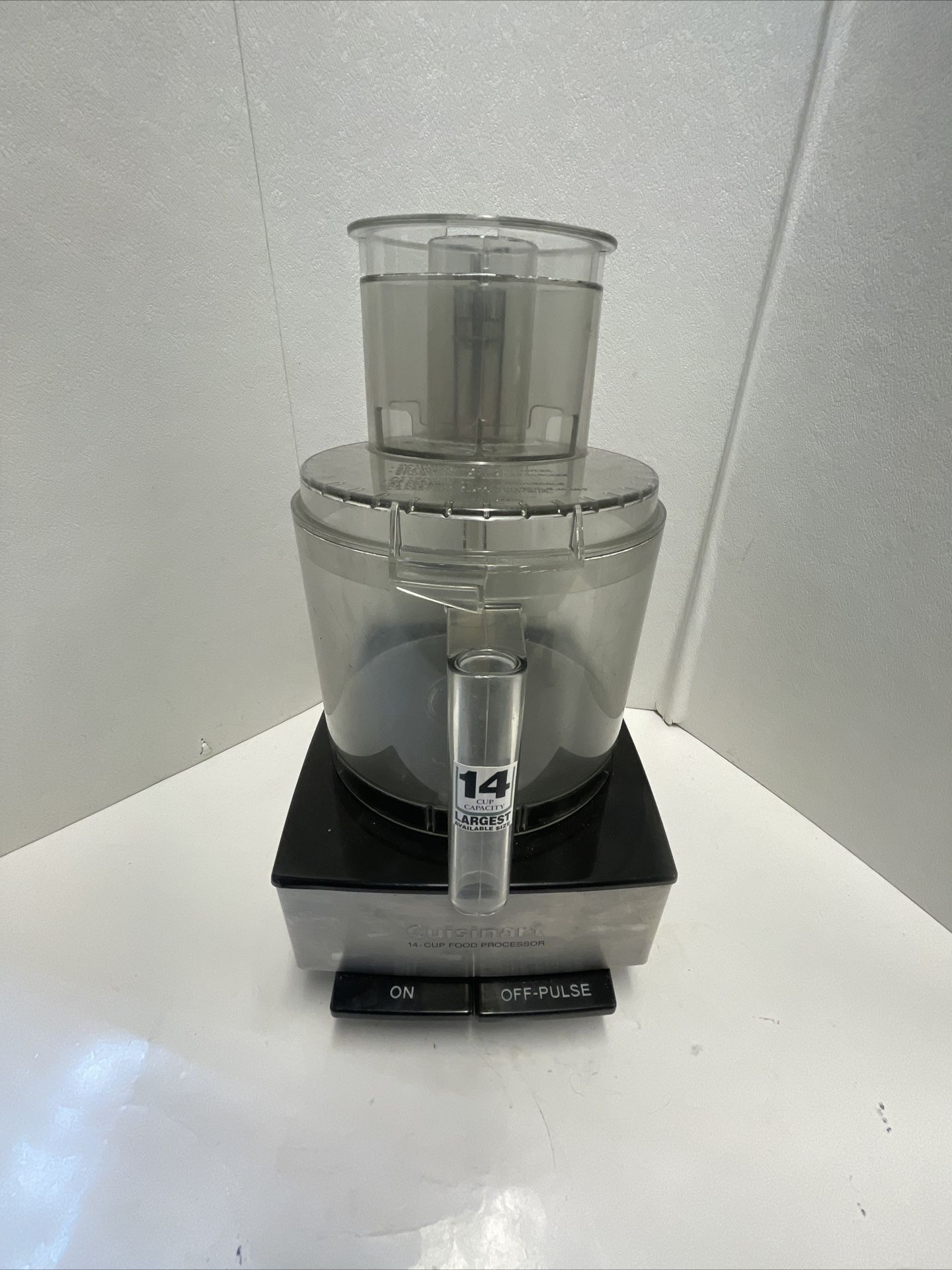 Cuisinart Custom 14 Cup Food Processor DFP-14BCN - Chrome - Tested