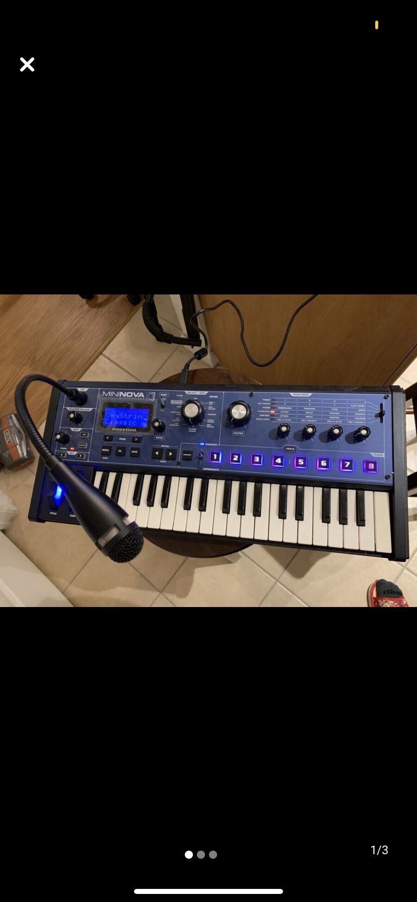 Mininova novation synthesizer