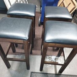 Wooden Bar Stools- $25 Each- Numerous Available