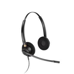 Plantronics EncorePro 520 HW520 Wired Headband Boom Mic Headset Black