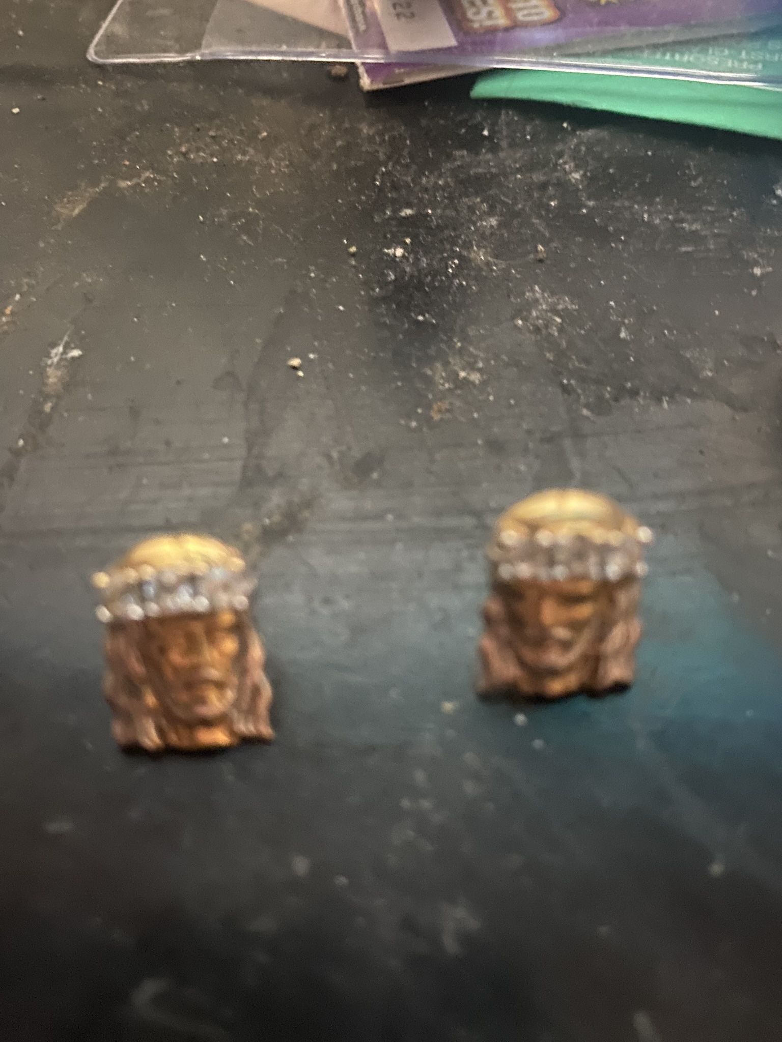 10k Jesus Ear Rings